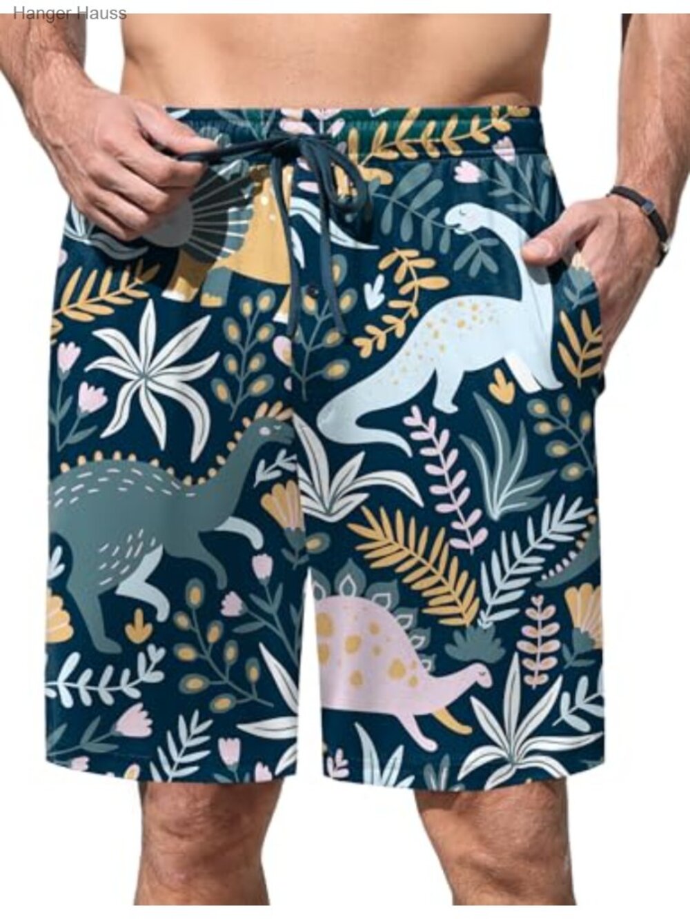 Men's Pajama Shorts Soft Sleepwear Lounge Bottoms with Pockets